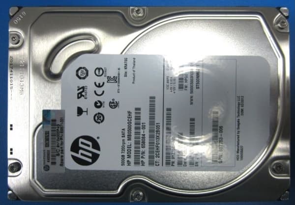 HPE Midline - Hårddisk - 500 GB - 3,5" LFF - SATA 6Gb/s - 7200 rpm