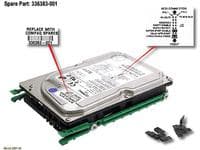 HPE - Hårddisk - 4,3 GB - intern - 3,5" - Ultra Wide SCSI - 68-pin HD D-Sub - 10000 rpm
