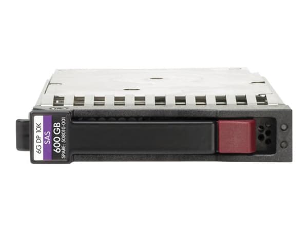 HPE Enterprise - Harddisk - 900 GB - hot-swap - 2.5" SFF - SAS 6Gb/s - 10000 rpm - Smart Buy - med HP SmartDrive-holder