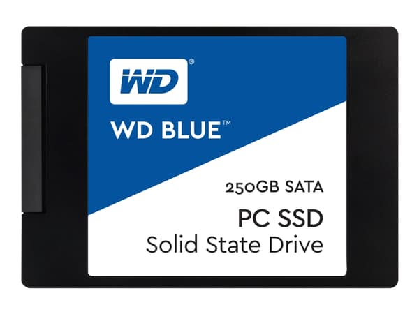 WD Blue PC SSD WDS250G1B0A - SSD - 250 GB - inbyggd - 2.5" - SATA 6Gb/s