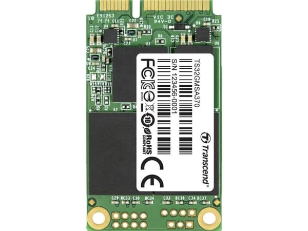 Transcend MSA370 - SSD - 32 GB - inbyggd - mSATA - SATA 6Gb/s