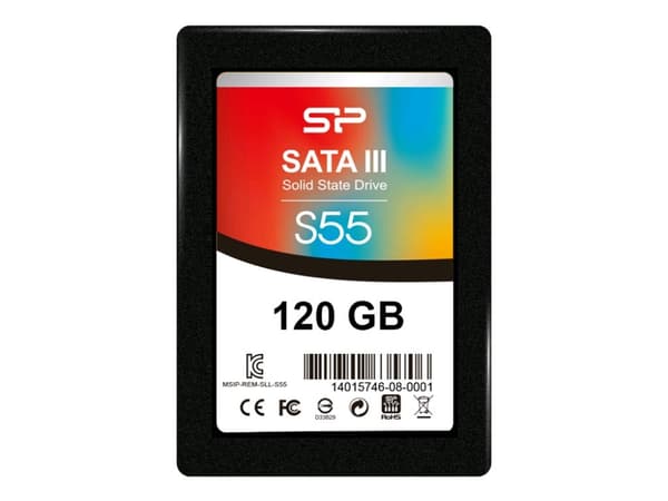 SILICON POWER Slim S55 - SSD - 120 GB - intern - 2.5" - SATA 6Gb/s