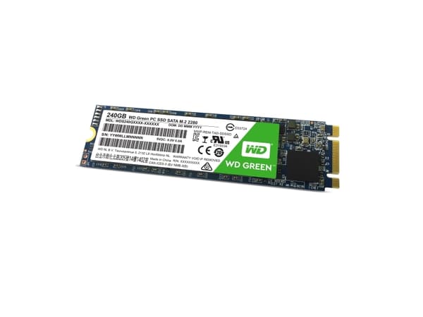 WD Green PC SSD WDS240G1G0B - SSD - 240 GB - intern - M.2 2280 - SATA 6Gb/s