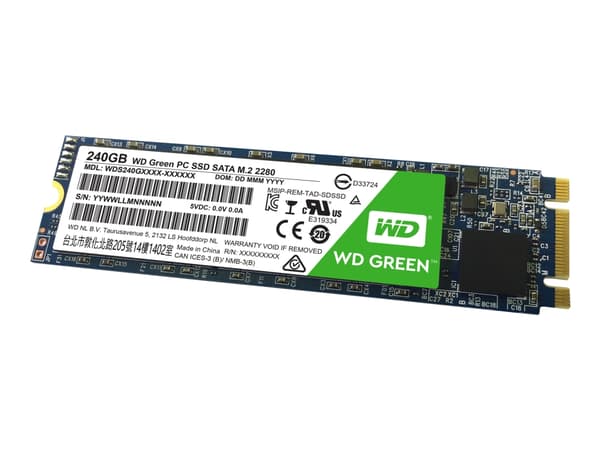 WD Green PC SSD WDS240G1G0B - SSD - 240 GB - intern - M.2 2280 - SATA 6Gb/s