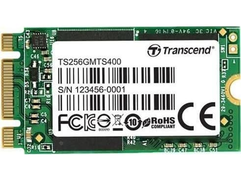 Transcend MTS400 - SSD - 256 GB - inbyggd - M.2 2242 - SATA 6Gb/s