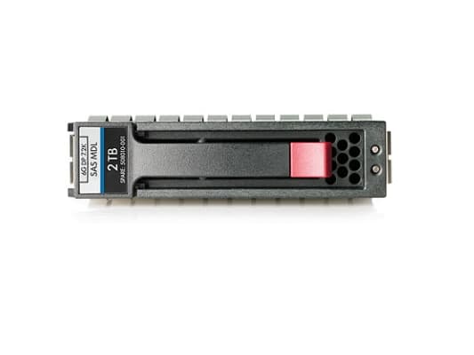 HPE Dual Port Midline - Hårddisk - 2 TB - hot-swap - 3,5" LFF - SAS 6Gb/s - 7200 rpm
