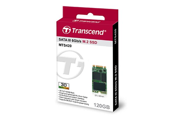 Transcend MTS420, 120 GB, M.2, 500 MB/s, 6 Gbit/s