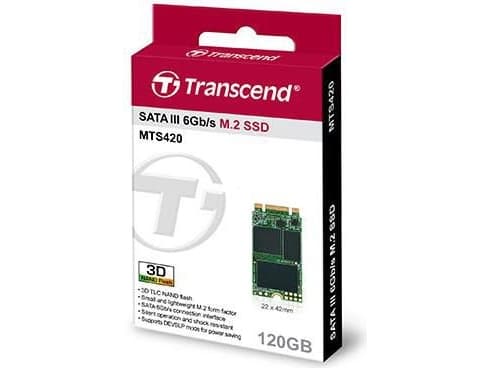 Transcend MTS420, 120 GB, M.2, 500 MB/s, 6 Gbit/s