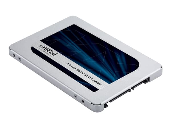 Crucial MX500 - SSD - krypterat - 1 TB - inbyggd - 2.5" - SATA 6Gb/s - 256 bitars AES - TCG Opal Encryption 2.0
