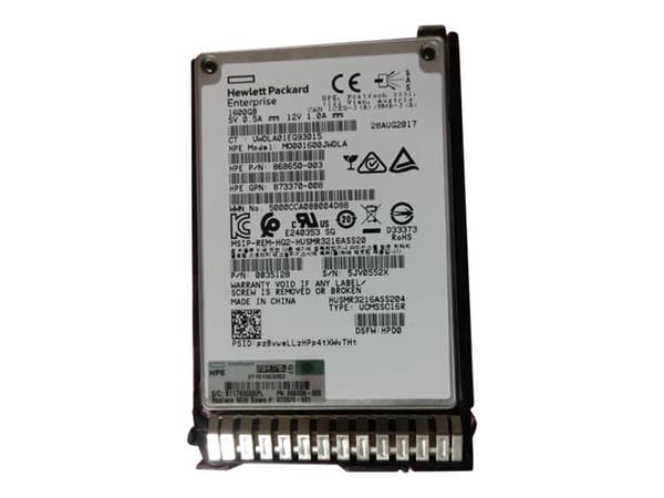 HPE Mixed Use - SSD - 1.6 TB - hot-swap - 2.5" SFF - SAS 12Gb/s - med HPE Smart Carrier