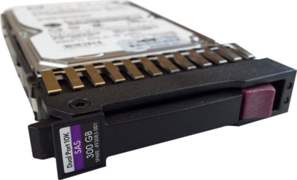 HPE Dual Port - Hårddisk - 300 GB - hot-swap - 2,5" SFF - SAS - 10000 rpm