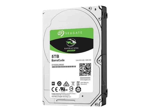 Seagate Guardian BarraCuda ST4000LM024 - Hårddisk - 4 TB - inbyggd - 2.5" - SATA 6Gb/s - 5400 rpm - buffert: 128 MB