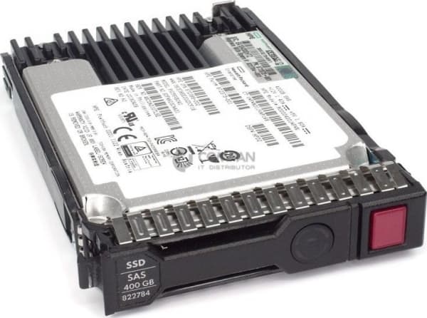HPE Mixed Use-3 - SSD - 400 GB - hot-swap - 2.5" SFF - SAS 12Gb/s - med HP SmartDrive-bärvåg