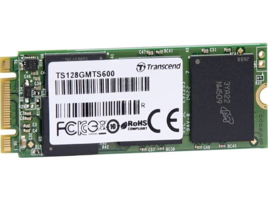 Transcend MTS600 - SSD - 128 GB - inbyggd - M.2 2260 - SATA 6Gb/s