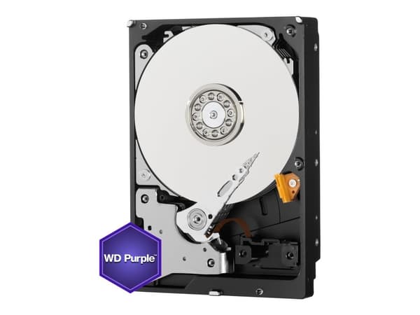 WD Purple WD40PURX - Hårddisk - 4 TB - intern - 3,5" - SATA 6Gb/s - buffert: 64 MB - för My Cloud EX2; EX4