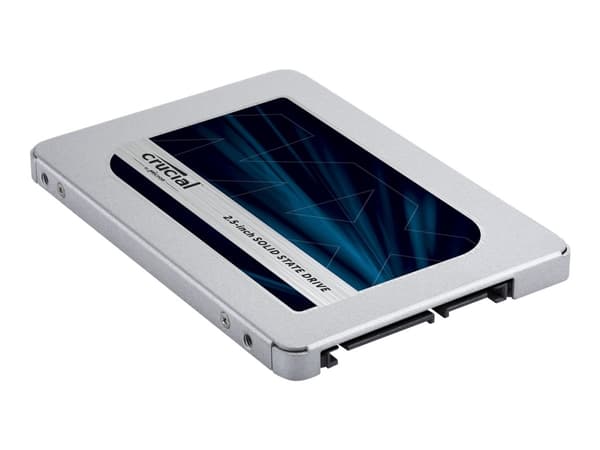 Crucial MX500 - SSD - kryptert - 500 GB - intern - 2.5" - SATA 6Gb/s - 256-bit AES - TCG Opal Encryption 2.0
