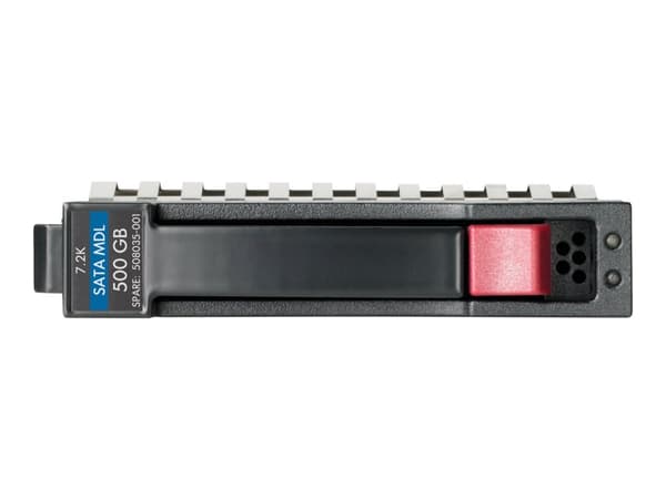 HPE Midline - Harddisk - 500 GB - hot-swap - 2.5" SFF - SATA 3Gb/s - 7200 rpm