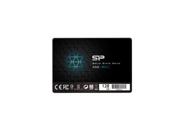 SILICON POWER A55 - SSD - 128 GB - inbyggd - 2.5" - SATA 6Gb/s