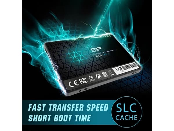 SILICON POWER A55 - SSD - 128 GB - inbyggd - 2.5" - SATA 6Gb/s