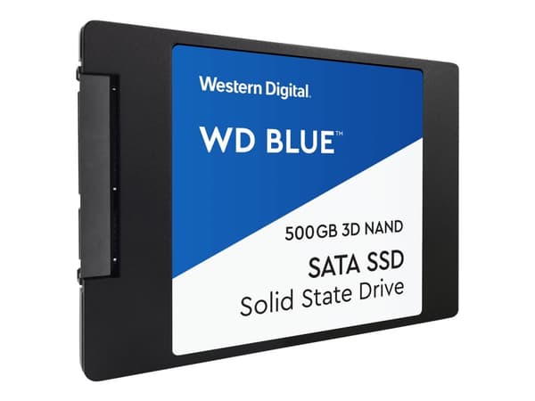 WD Blue 3D NAND SATA SSD WDS500G2B0A - SSD - 500 GB - intern - 2,5" - SATA 6Gb/s