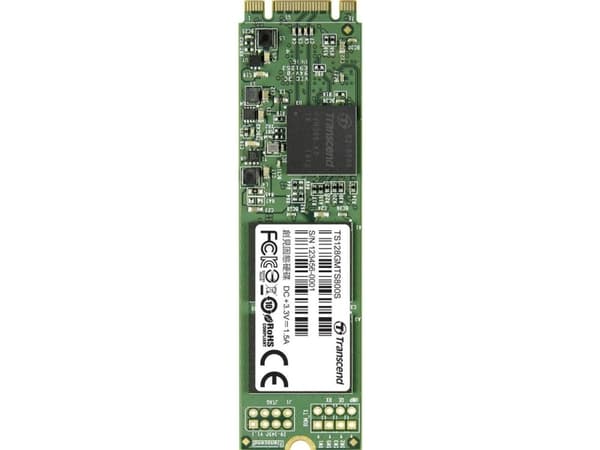 Transcend MTS800, 128 GB, M.2, 530 MB/s, 6 Gbit/s