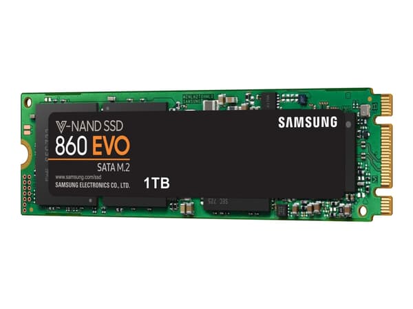 Samsung 860 EVO MZ-N6E500BW - SSD - krypteret - 500 GB - sisäinen - M.2 2280 - SATA 6Gb/s - puskuri: 512 MB - 256-bittinen AES - TCG Opal Encryption