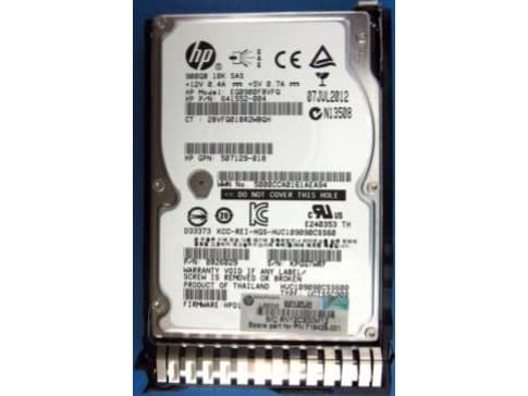 HPE Enterprise - Hårddisk - 900 GB - 2,5" SFF - SAS 6Gb/s - 10000 rpm - med HP SmartDrive Case - för StoreVirtual 4330, 4730
