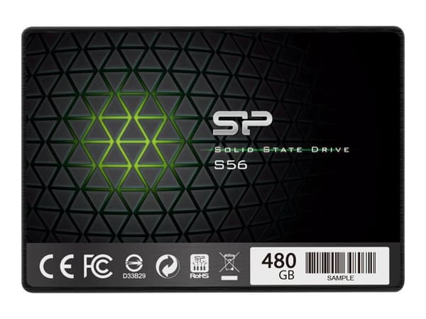SILICON POWER Slim S56 - SSD - 480 GB - inbyggd - 2.5" - SATA 6Gb/s