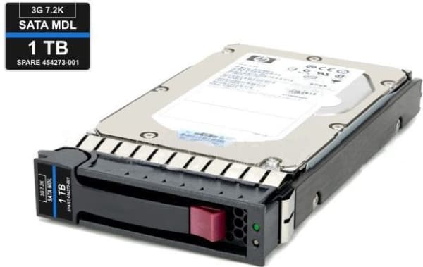 HPE - Hårddisk - 1 TB - hot-swap - 3,5" - SATA 3Gb/s - 7200 rpm