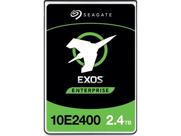 Seagate Exos 10E2400 ST2400MM0129 - Hybridhårddisk - 2.4 TB (16 GB Flash) - inbyggd - 2.5" SFF - SAS 12Gb/s - 10000 rpm - buffert: 256 MB
