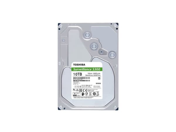 Toshiba S300 Surveillance - Hårddisk - 10 TB - intern - 3,5" - SATA 6Gb/s - 7200 rpm - buffert: 256 MB