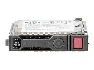 HPE Enterprise - Harddisk - 900 GB - hot-swap - 2.5" SFF - SAS 6Gb/s - 10000 rpm - med HP SmartDrive-holder