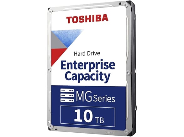 Toshiba Enterprise Capacity MG06ACAxxxx -sarja MG06ACA10TE - Kiintolevy - 10 TB - sisäinen - 3,5" - SATA 6Gb/s - 7200 rpm - puskuri: 256 MB