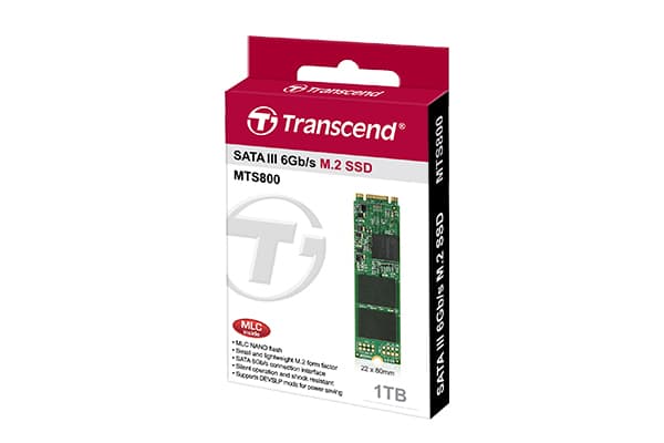Transcend MTS800 - SSD - 32 GB - inbyggd - M.2 2280 - SATA 6Gb/s