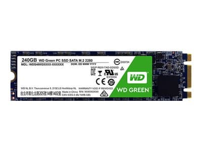 WD Green PC SSD WDS240G2G0B - SSD - 240 GB - inbyggd - M.2 2280 - SATA 6Gb/s