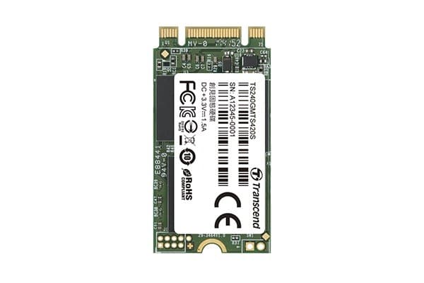 Transcend MTS420, 240 GB, M.2, 500 MB/s, 6 Gbit/s