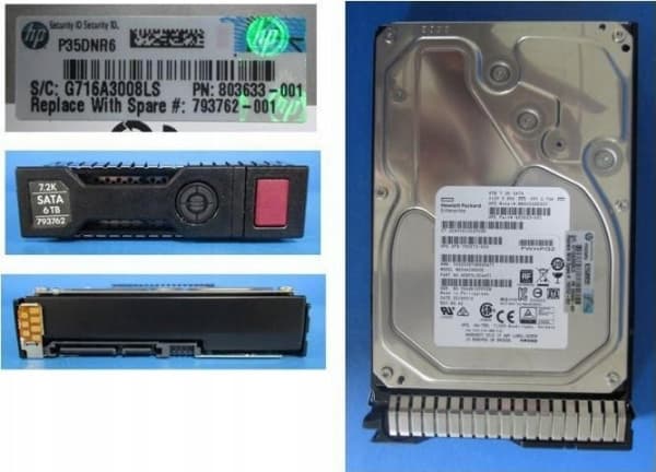 HPE Performance - Kiintolevy - 6 TB - hot-swap - 3,5" LFF - SATA 6Gb/s - 7200 rpm - med HP SmartDrive-taske