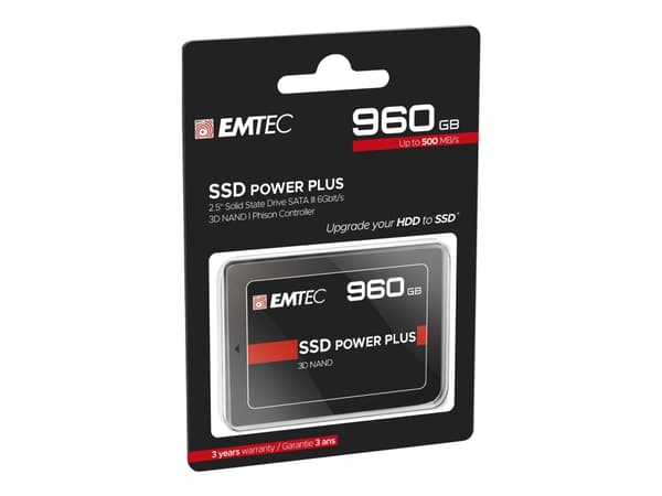 Emtec X150 Power Plus, 960 GB, 2.5", 520 MB/s, 6 Gbit/s