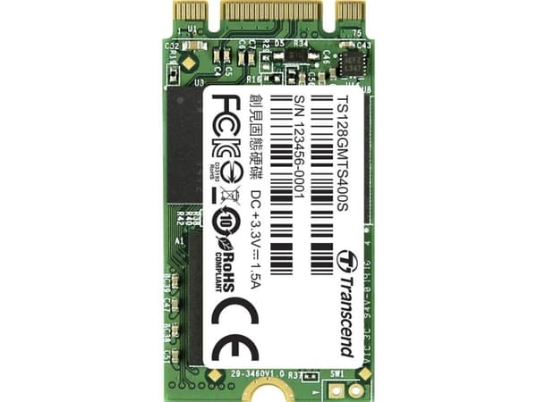 Transcend MTS400 - SSD - 128 GB - intern - M.2 2242 - SATA 6Gb/s