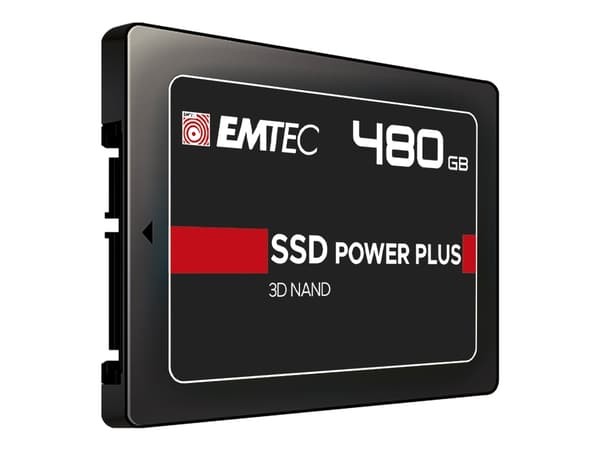 EMTEC X150 Power Plus 3D NAND - SSD - 480 GB - intern - 2.5" - SATA 6Gb/s
