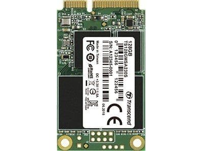 Transcend mSATA 230S 64GB, 64 GB, mSATA, 390 MB/s, 6 Gbit/s