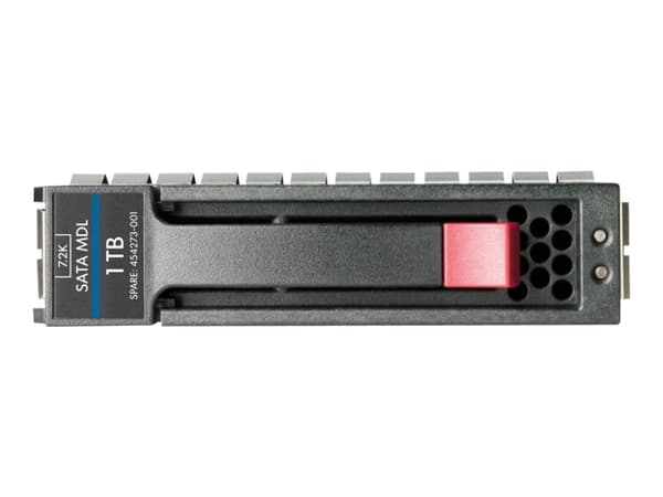 HPE Midline - Hårddisk - 1 TB - hot-swap - 3,5" LFF - SATA 6Gb/s - 7200 rpm - med HP SmartDrive-hölje