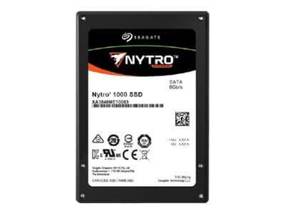 Seagate Nytro 1351 XA960LE10063 - SSD-levy - 960 Gt - sisäinen - 2,5" - SATA 6Gb/s