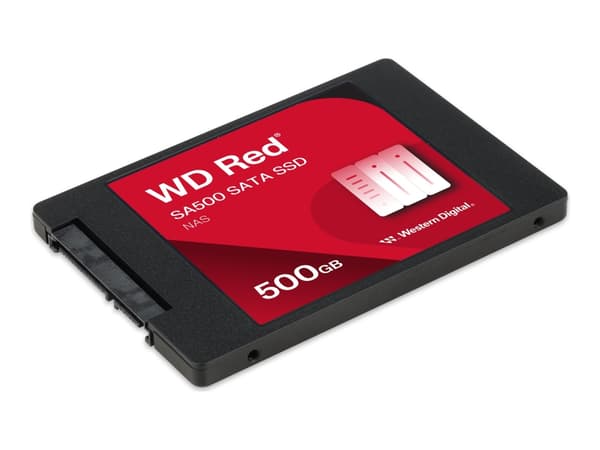 WD Red SA500 WDS500G1R0A - SSD - 500 GB - inbyggd - 2.5" - SATA 6Gb/s