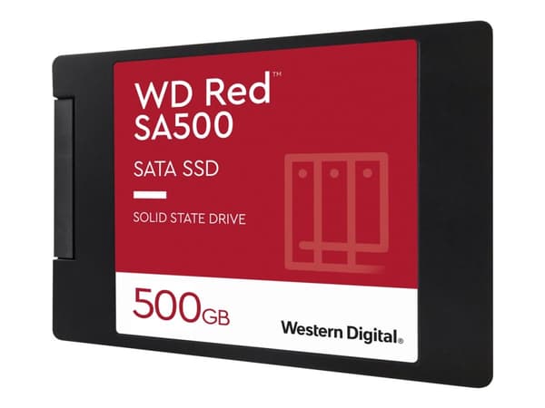 WD Red SA500 WDS500G1R0A - SSD - 500 GB - inbyggd - 2.5" - SATA 6Gb/s
