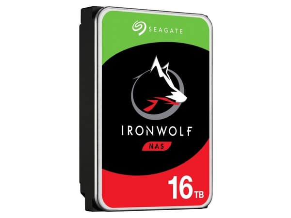 Seagate IronWolf ST16000VN001 - Harddisk - 16 TB - intern - 3,5" - SATA 6Gb/s - 7200 rpm - buffer: 256 MB