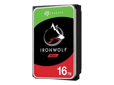 Seagate IronWolf ST16000VN001 - Harddisk - 16 TB - intern - 3,5" - SATA 6Gb/s - 7200 rpm - buffer: 256 MB