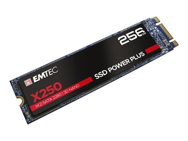 EMTEC SSD Power Plus X250 - SSD - 256 GB - inbyggd - M.2 2280 - SATA 6Gb/s