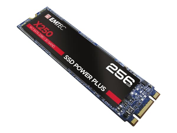 EMTEC SSD Power Plus X250 - SSD - 256 GB - inbyggd - M.2 2280 - SATA 6Gb/s