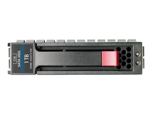 HPE Midline - Hårddisk - 3 TB - hot-swap - 3,5" LFF - SATA 6Gb/s - 7200 rpm - med HPE SmartDrive-hållare